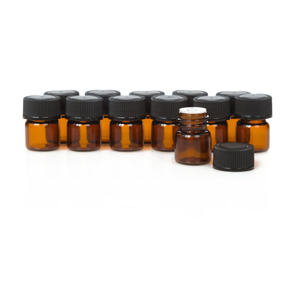 1ml (1/4 Dram) Glass Bottles - Perfect for Essential Oils